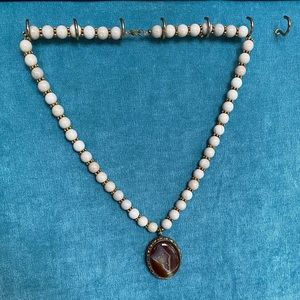 Geode necklace (Handmade by me)